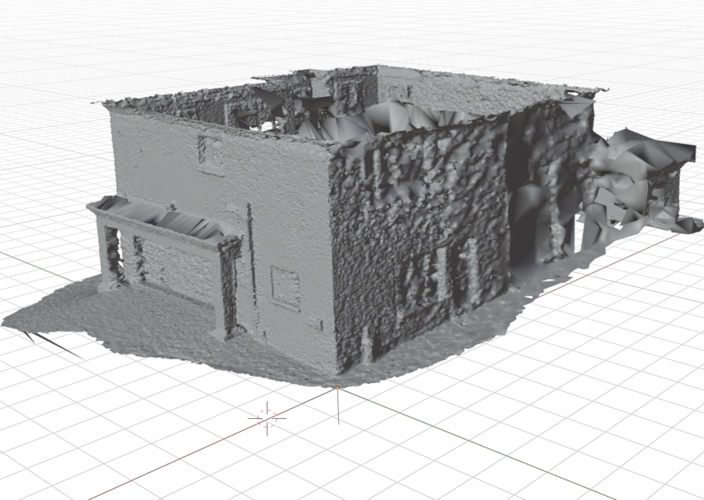 Point cloud mesh project output